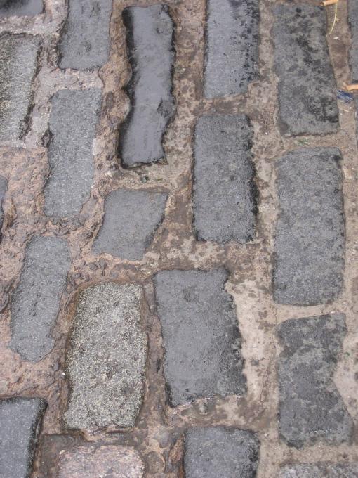 Cobblestones on the Royal Mile